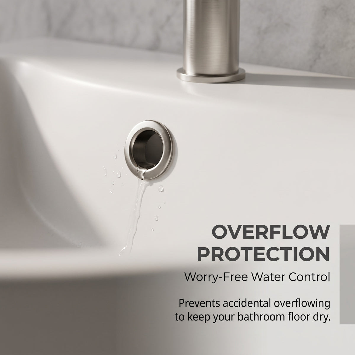 Unari Home Wall-Hung Ceramic Washbasin 55 cm, Embossed Gloss White